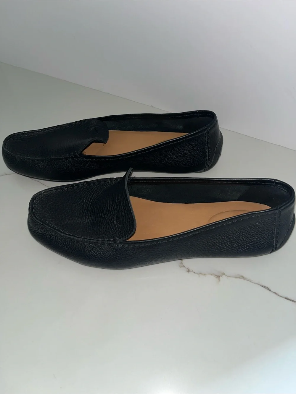 Sperry Port Driver 2 Black Pebbled Leather Ladies Slip-On Loafers Sz. 10WM - Picture 7 of 15